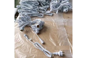 High Quantity E27 LED Festoon Belt Strip String Light IP65 Outdoor Patio Handheld Lamp Holder for Garden Christmas Decorative