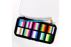 Professional Party Face Painting Kit Face Paint Set Water-Based Color Mixing Washable Body Paint Makeup