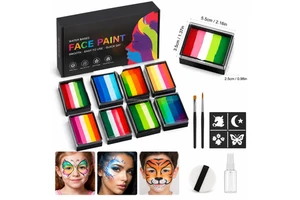 Professional Festival Colorful Makeup Face Painting Kit For Kids And Adults Wholesale Supply