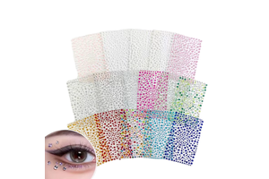 Hot Selling LINK Diamond Sticker Multicolor Series Face Paint for Adults & Kids DIY Makeup Beauty Cosplay Fancy Dress Costumes