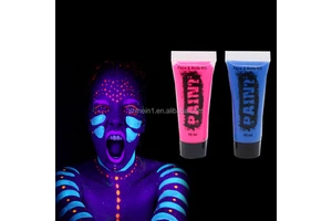 Hot Sale Fluorescent Glow Blacklight Body Paint Halloween Party Uv Neon Face Painting