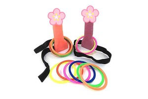 2pcs/pack Hoopla Game Girls Night Games Bachelorette Hen Party Favor Props Ring Toss Game