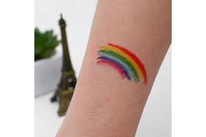 Factory Wholesale Colorful Temporary Face Tattoo Stickers for Festivals