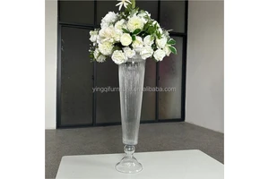 High Quality Crystal Flower Vase Wedding Table Decoration for Wedding Party or Event