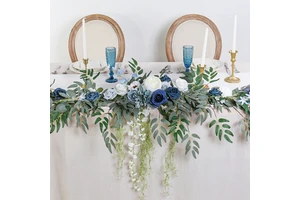 Wedding Table Flower 2.8-meter White Series Flower Vine Home Vine Decoration Birthday Party Table Set