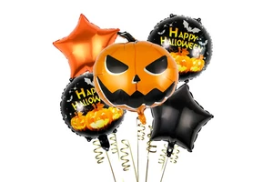 Wholesale 5pcs Foil Balloons Set Ghost Balloon for Halloween Decoration