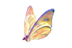 LED Butterfly Fiberglass Suitable For Christmas Decoration Landscape Decoration