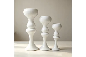 Fiberclay Trumpet Popular Vase, Table Centerpiece Flower Holder Wedding Envents Vase,Hotel Decoration Floor Vase