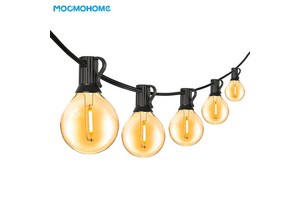 Led String Lights Poles Smart Strings Waterproof Patio Decor G40 String Light Outdoor Globe Christmas Garden Lighting