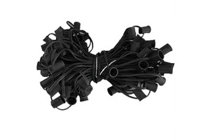 Outdoor Commercial Grade 110V SPT-1 100FT 12" Spacing E17 Base C9 Christmas Decorative String Light