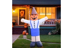 Blow up Outdoor Inflatable Factory 4FT Thanksgiving Inflatable Decorations Pumpkin Scarecrow
