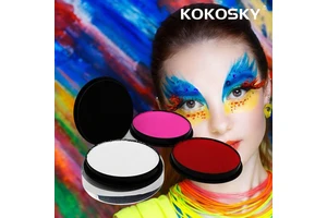 Christmas Holiday Face Body Painting Kit Themed Designs Snowflake Reindeer Colors for Party Events Face and Body Painting