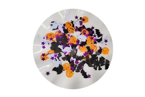 Halloween Confetti Glitter Table Decorations Bulk Ghost Witch Bat Star Bone Pumpkin Sprinkles for Halloween Party Supplies Decor