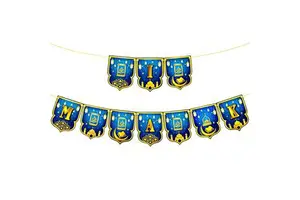 New Design Moon Star Eid Party Decoration Supplies Islamic Muslim Ramadan Mubarak Paper Banner for Ramadan Party Decoration