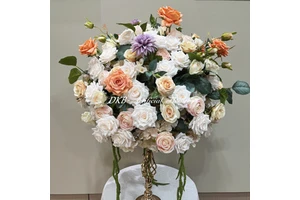 Wedding Decoration Flower Arrangement Wedding Table Flower Centerpiece Lavender and Centerpieces Set White Flower Ball