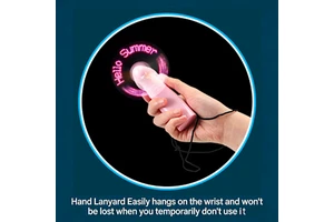 Mini Portable Plastic LED Message Fan Custom Text Flashing Display Handheld Electric Fan for Weddings Birthday New Year Party