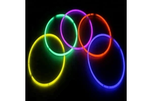 Party Favors 22'' Glow Stick Necklace for Party Supplies Glow Necklace Custom