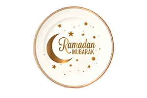 616312 Ramadan Desert Plate 8pk Paper Plate Party Maker Ramadan Supplies