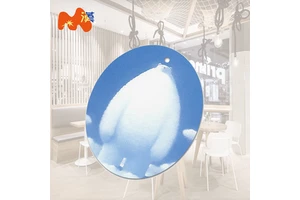 Wholesale Customized Halloween Carnival Christmas Tree Decorations Oval Sublimation Hanging Tags for Promotion Party Supplies