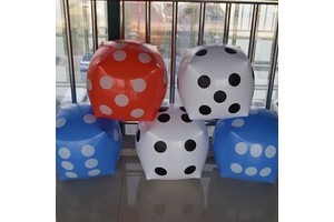 New Design Giant Inflatable Dice Kids Fun Gaming Party Supplies for bar Annual Event Game Props