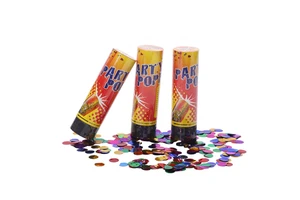 Eco-Friendly Wedding Favors Mini Party Popper Handheld Push Pops Confetti Cannon for Festivals