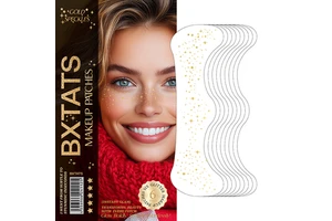 Waterproof Gold Glitter Freckles Face Temporary Makeup Photography Speckles Patches Sexy Paper Fake Metallic Tattoo Stickers