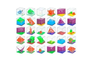 Promotional Toy Brain Teaser Puzzles Cubes Party Favors Pinata Goodie Bags Stuffers for 35 48 Return Gifts for Birthday Party