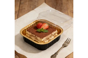 Sturdy Disposable Aluminum Foil Trays With Flat Lids, Stackable For Easy Catering And Food Delivery