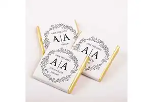 Customized Wedding Chocolate Favors Personalized Bulk Party Gifts for Guests Wedding Party Favor