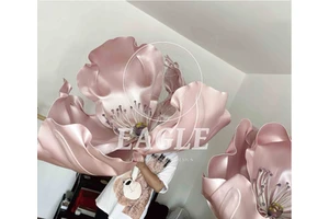 Wedding Customized Artificial Flower Giant Flower Set For Wedding Party Backdrop Window Display Street Decoration