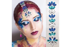 High Quality Flat Bottom Drill DIY Sustainable Temporary Face Body Stickers for Festival Carnival Party Holiday Supplies Adult