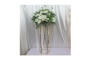 Flower Centerpieces for Wedding Table New Model Gold 80Cm Wedding Centerpieces & Table Decorations Table Centerpiece