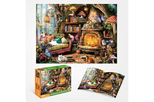 Personalized Printing Graphics Adults 500-piece Blue Cardboard Jigsaw Puzzle Game Customized Puzzles Custom For Gifts