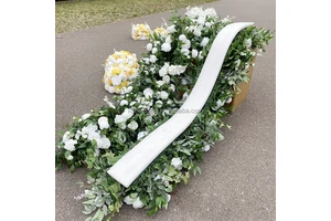 Wedding Table Flowers and Ornaments Greenery Floral Row Flower Runner Bouquet Centerpieces for Wedding Table Artificial Flowers