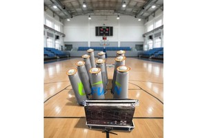 Portable 10pcs IPS Inflatable Cones Set High Profit Interactive Hit Game for Carnival Team Building Kids Party Rental Business
