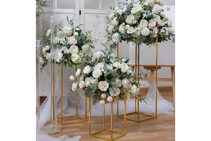 Artificial Silk Flowers for Wedding Table Decorations Floral Ball and Centerpieces with Elegant Wedding Flowers Decoration