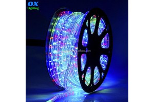 Rope Led Lights 24V 110V 220V Outdoor Waterproof 2 Wire Round Thin Multicolor 100ft LED Rope Light for Christmas Party Wedding