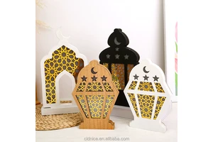 Nice Factory Wholesale Ramadan Ornaments Eid Mubarak Table Decoration Muslim Festival OEM Available Diverse Sizes