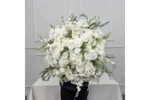Wedding Table Decorations 50Cm 60Cm 70Cm 80Cm Rose Flower Arrangement Greenery Orange purple Wedding Centerpieces Flower Ball