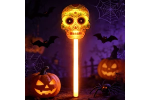Wholesale Helloween Stick Toy Room Yellow Cheering Chemical Skull Shapes Colorful Glow Sticks