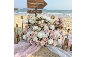 DKB Wholesale Flowers and Plants Wedding Event Table Centerpieces Artificial Aisle Flower Wedding Decorations Supplies