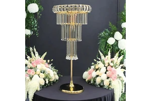 Modern Wedding Flower Stand Gold and Silver Table Decoration Party Festival Supplies
