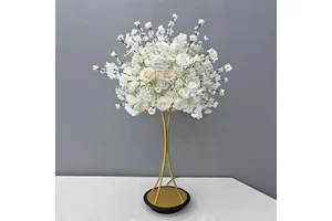 GNW Hot Sale Artificial Flower Centerpieces Wedding Planner Arrangement Garland Decoration Ball Flowers Stand Table Centerpiece