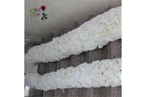 SPR High Quality Wedding Table Centerpiece Flower Ball Artificial Table Runner Flower Wedding Decoration Backdrop Flower Wall
