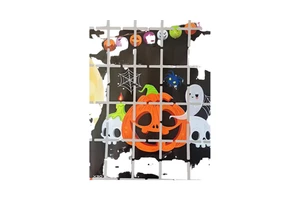 1*2 Meter Halloween Pumpkin Castle Scene Layout Props Promotional Party Supplies for Holiday Background Decoration for Parties