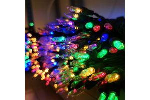 Christmas Lights Christmas Tree Lights Warm White Waterproof Christmas Light String for Festivals