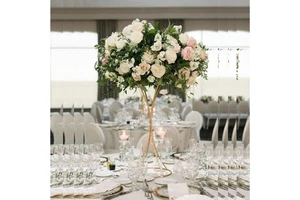 Wedding Flower Sand Table Centerpiece Decoration Stand Wedding Decorative Aluminum Carton Wedding Decoration