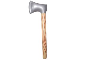 Factory Customized Inflatable Toy Pickaxe + Axe (23") Durable PVC Foldable Halloween Christmas Costume Prop Game Party Favor