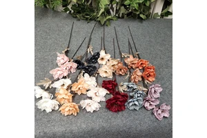 Cheap Peony Flowers Artificial Wedding Bouquet for Room Decoration Wedding Decoration Table Centerpiece