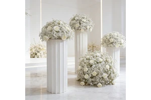 The New Star-shaped Artificial Flower Ball Is Used for Wedding Stage Decoration Table Setting and Exhibition Hall Decoration